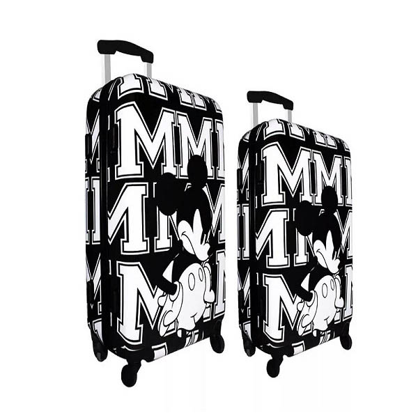 Set 2Pzas Maleta Mickey Blanco Y Negro 20