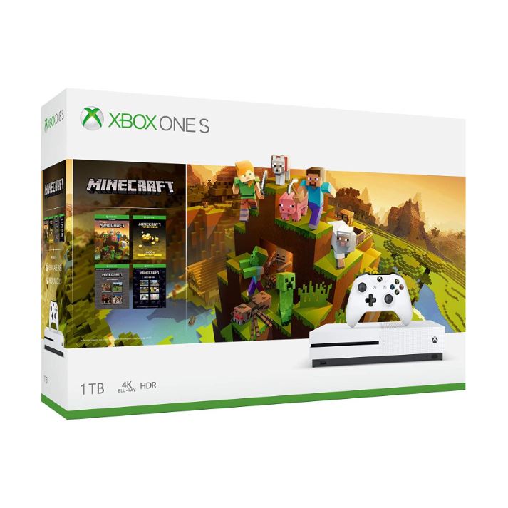 Consola Xbox One S 1Tb Minecraft Edition 1 Control + Gold