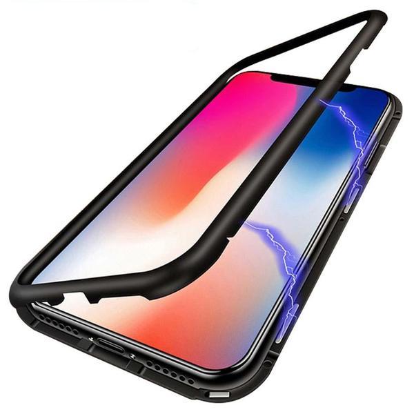 Iphone Xr Kit Funda Magnética Y Cristal Templado