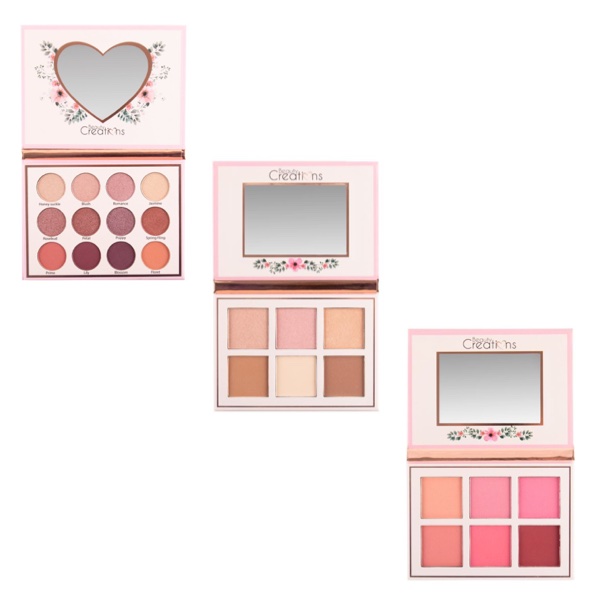 Paquete De 3 Paletas Floral Bloom Blush, Highlight And Contour Y Eye Bloom De Beauty Creations