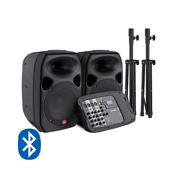 Sistema Profesional Portátil Publidifusión Bluetooth Steren