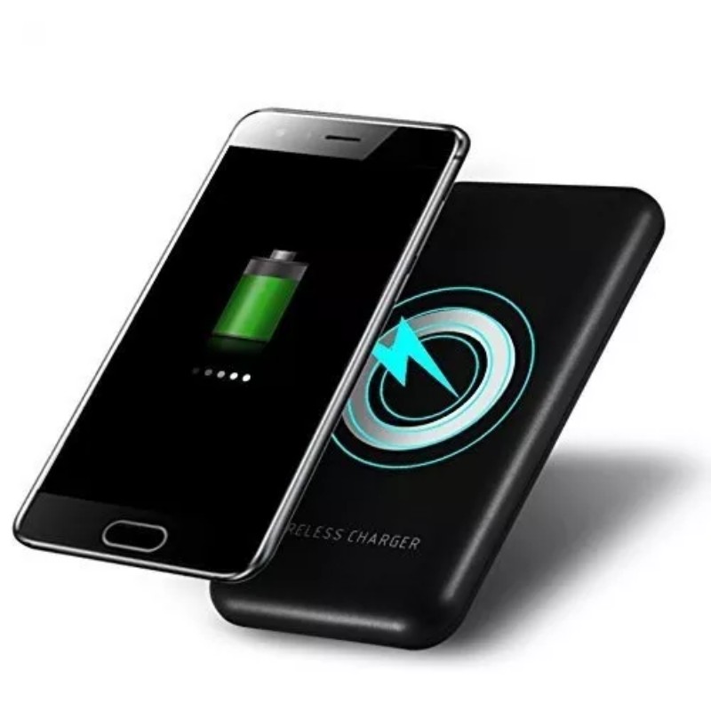 Batería Inalámbrica Qi Wireless Power Bank Cargador Celular 8,000 Mah