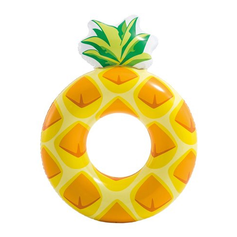 Flotador Salvavidas Inflable Forma Piña Alberca Adulto Intex