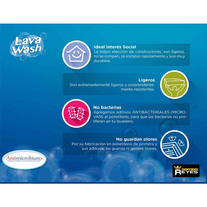 Tallador lavadero con deposito plastico lava wash