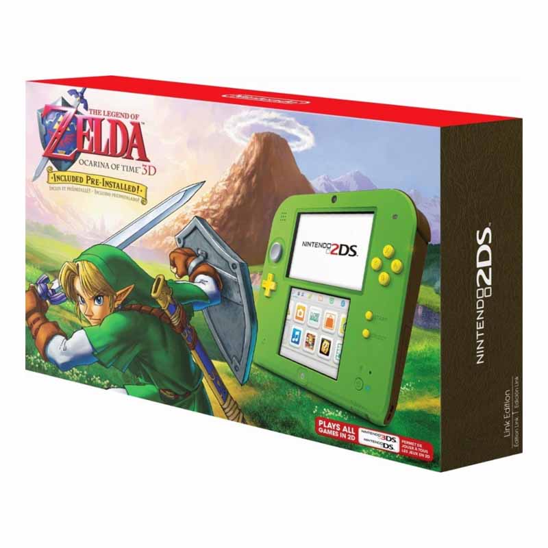Nintendo 2Ds Link Edicion The Legend Of Zelda Ocarina Of Time 3D