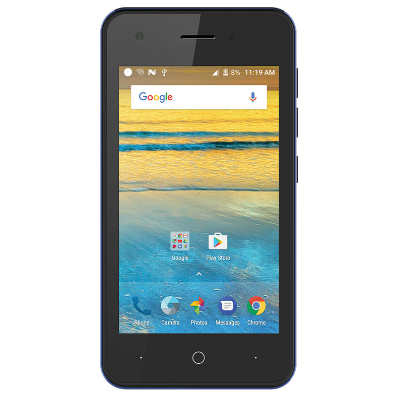 Celular Zte 3-G Blade L130 Color Azul Telcel