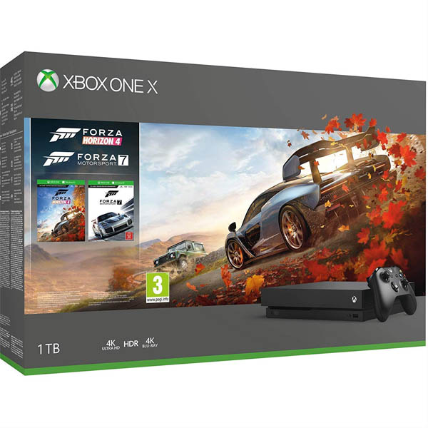 Consola Xbox One X De 1Tb Con Juegos Forza Horizon 4 Y Forza 7