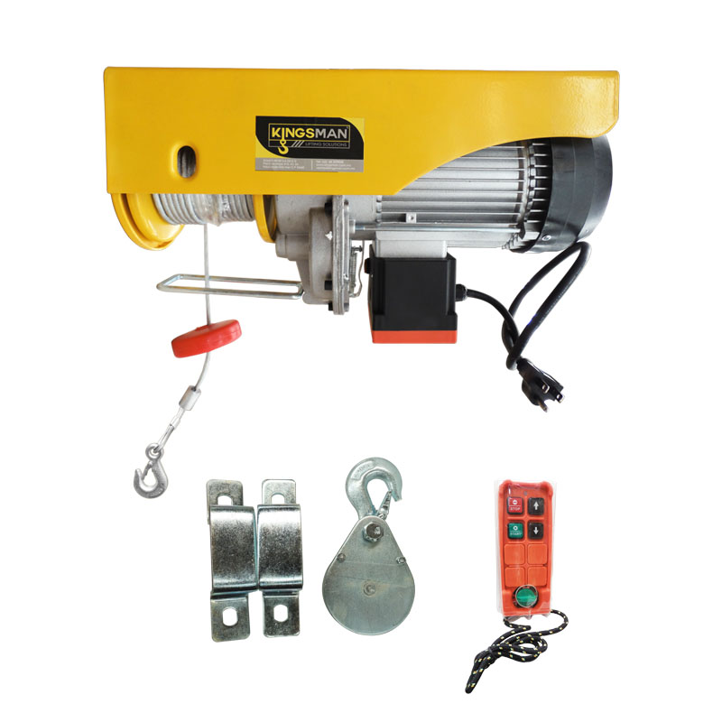 Polipasto Electrico Inalambrico Cable 20M 500-1000 Kg 220V