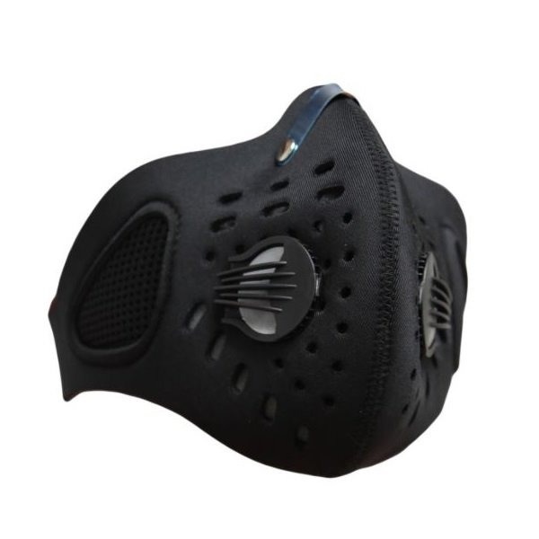 Cubrebocas Bicicleta Dm Deportiva Neopreno C/ Filtro Negro