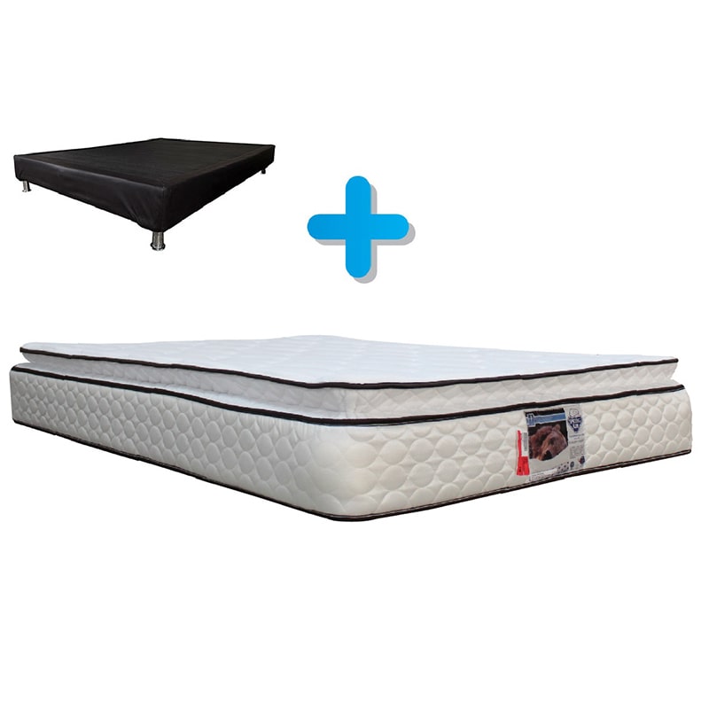 Colchón Queen Size Spring Air Revolution + Box Gratis