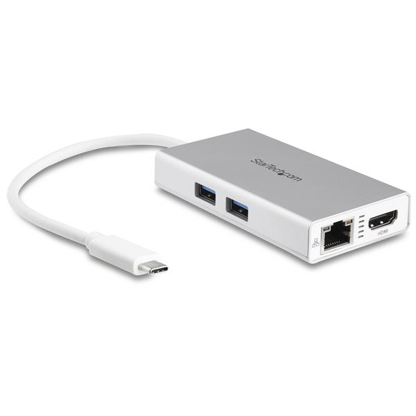 Adaptador Usb-C Multifunción Para Laptop 4K Hdmi Red Usb 3.0