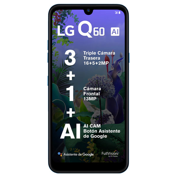 Celular Lg Lte Lm-X525Ha Q60 Color Azul Telcel