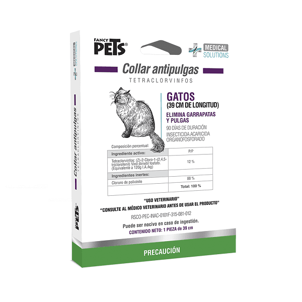 Collar Antipulgas Para Gato Duración 3 Meses Cód Fl3601