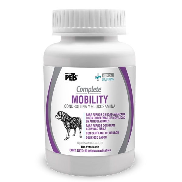 Fancy Pets Medical Solutions Tabletas Masticables Con Condroitina Y Glucosamina 60 Tab