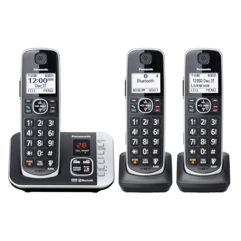 Teléfono Inalámbrico Panasonic Kx-Tge663B Bluetooth Dect 6.0