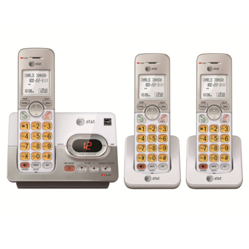 Telefonos Inalambricos At&t El52303 Kit 3 Auriculares