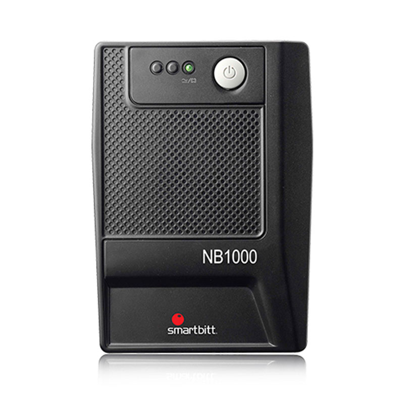 Smartbitt No-Break 1000Va/500 Watts, 6 Contactos, Potección De Linea Telefónica Rj-1, Puerto Usb Para Monitoreo Y Software