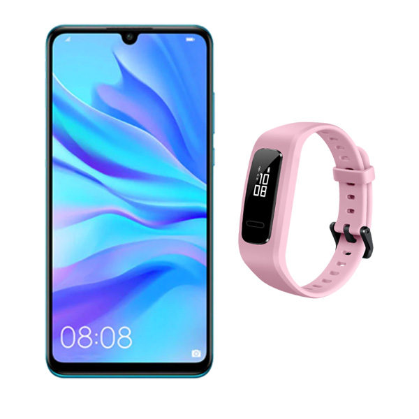 Celular Huawei Lte Mar-Lx3A P30 Lite Color Morado Telcel Y De Regalo Una Huawei Band 3E