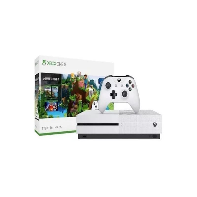 Nuevo Xbox One S 500 Gb Bundle Minecraft Creators Y Control Haz Tu Tv Smart. CLARO VIDEO Spotify Y Mas Oferta