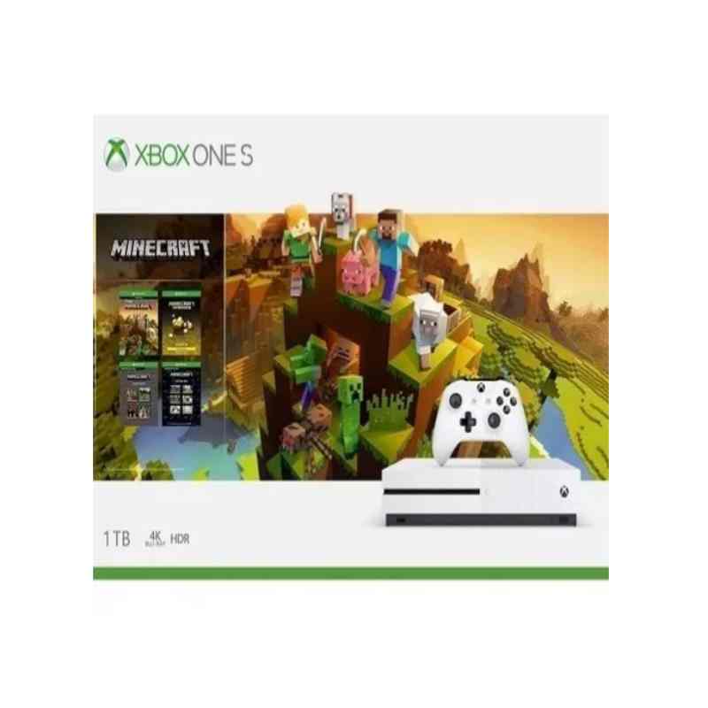 Nuevo Xbox One S 500 Gb Bundle Minecraft Creators Y Control Haz Tu Tv Smart. CLARO VIDEO Spotify Y Mas Oferta