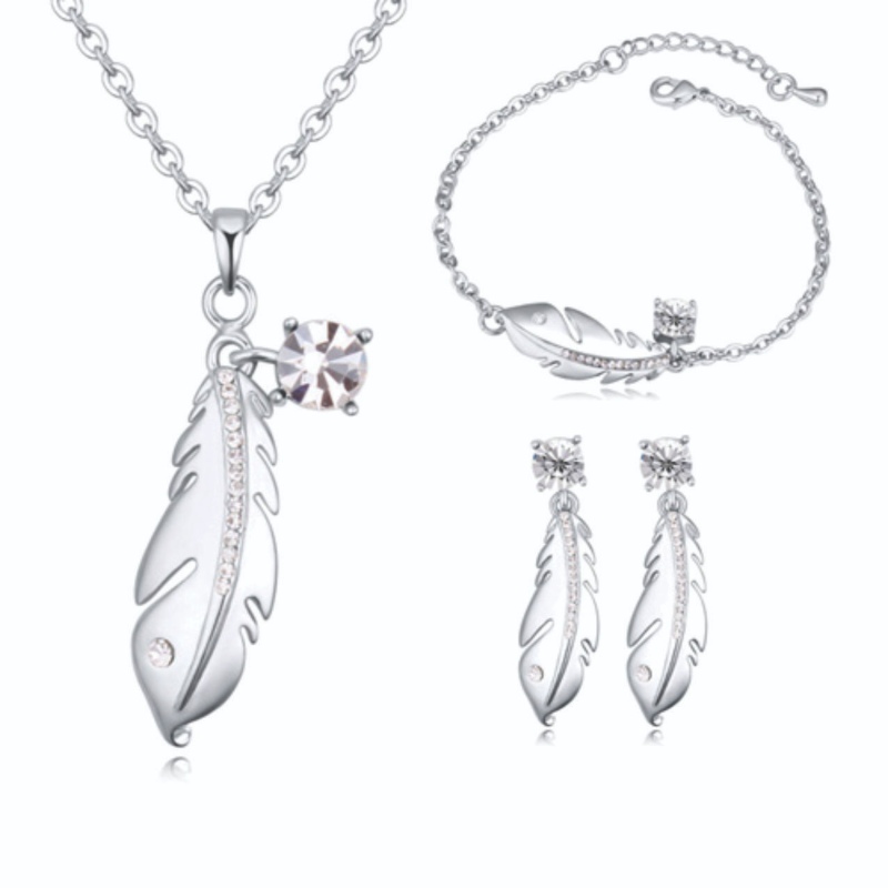 Conjunto Hojas De Otoño Kelwin Crystals