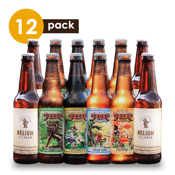 Cerveza Artesanal Fauna Cervexxa Beerpack 12