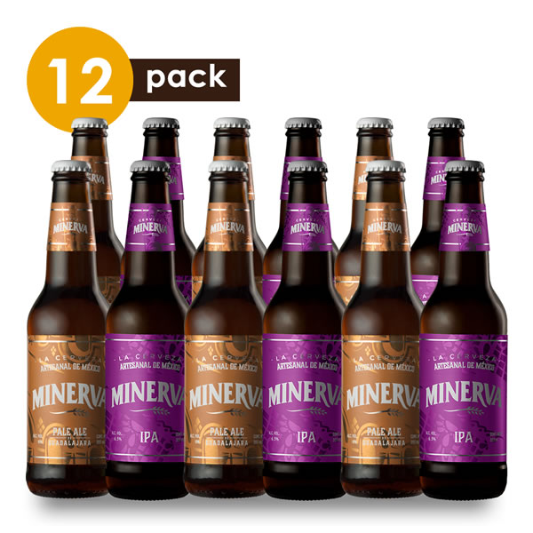 Cerveza Artesanal Minerva Lúpulo Cervexxa Beerpack 12