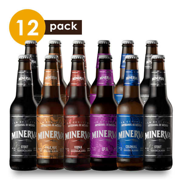 Cerveza Artesanal Minerva Cervexxa Beerpack 12