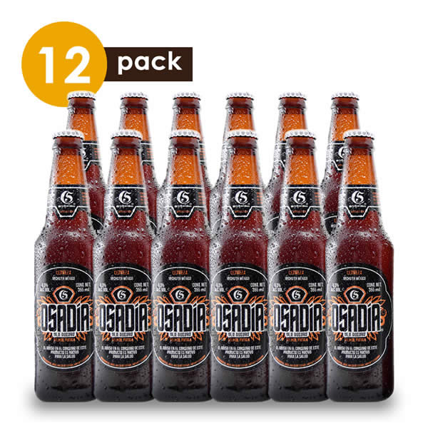 Cerveza Artesanal 5 De Mayo Osadía Cervexxa Beerpack 12