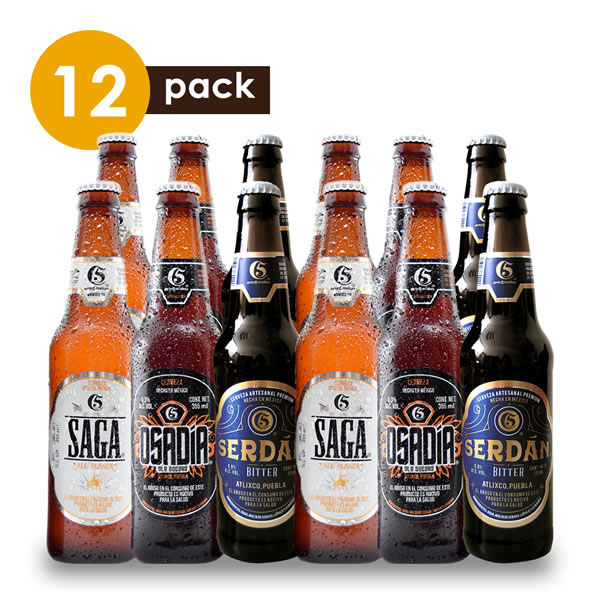 Cerveza Artesanal 5 De Mayo Cervexxa Beerpack 12