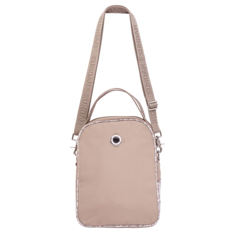 Lonchera Beige Marca Sundar Para Mujer