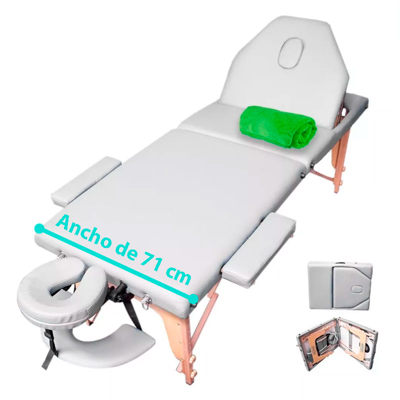 Cama De Masaje Reclinable Profesional Spa Estuche Portatil Mesa Tattoo Tatuajes