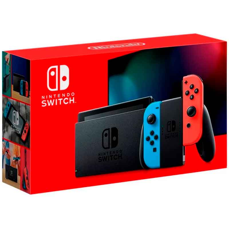Consola Nintendo Switch 32Gb Controles Joy-Con Neon Had-S-Kabaa Hac-001(-01)