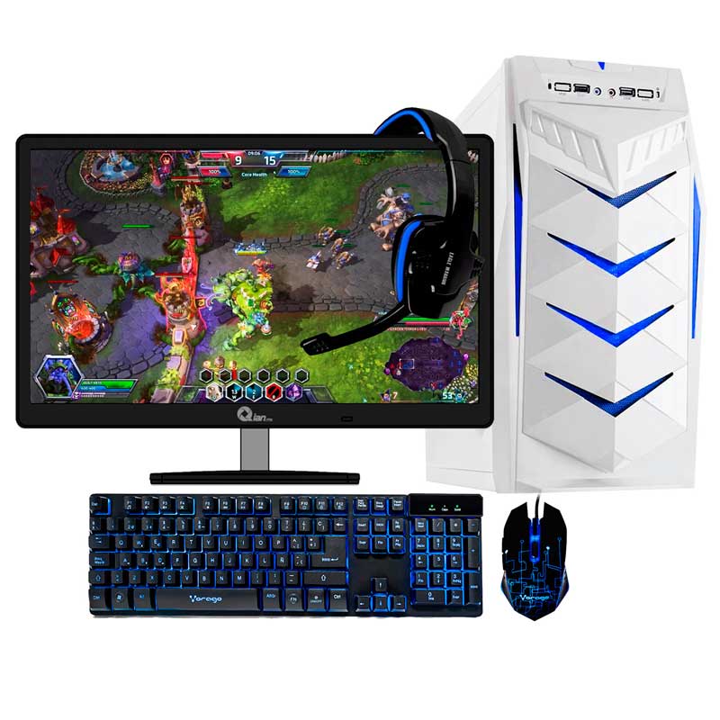 Pc Gamer Xtreme A10 8Gb 1Tb Radeon Hd 7620G Monitor Led 19.5