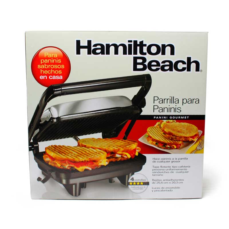 Profeco Planchas Hamilton Beach Son Buenas Paninera Parrilla