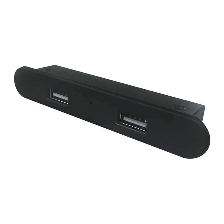 MINI EMPOTRABLE RECTANGULAR COLOR NEGRO USB MARCA THORSMAN 11000-83202.