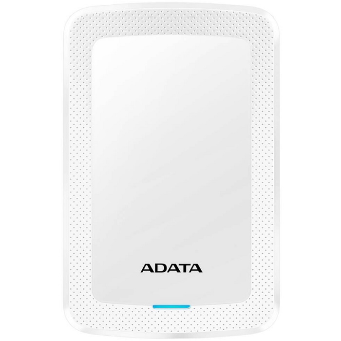 Disco Duro Externo Adata HV300 2 TB Blanco USB 3.0 AHV300-2TU31-CWH