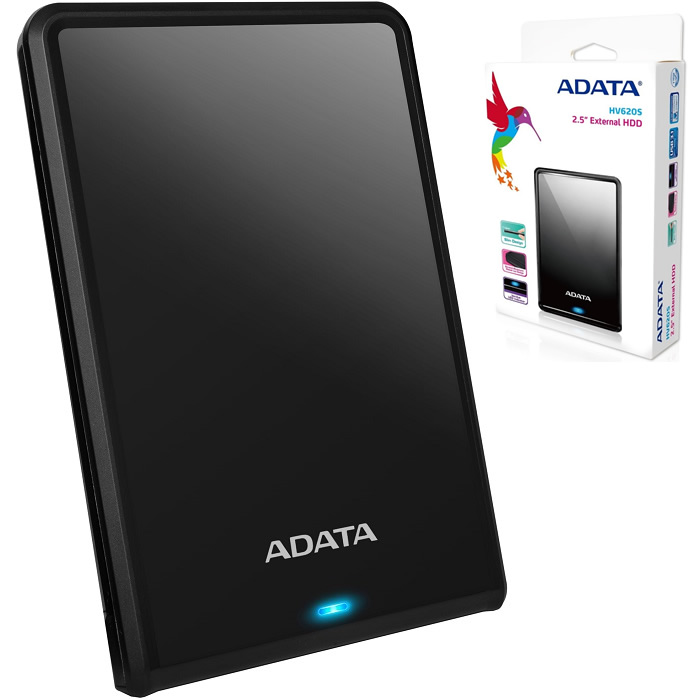 Disco Duro Externo Adata HV620S 4 TB USB 3.0 Negro AHV620S-4TU31-CBK.