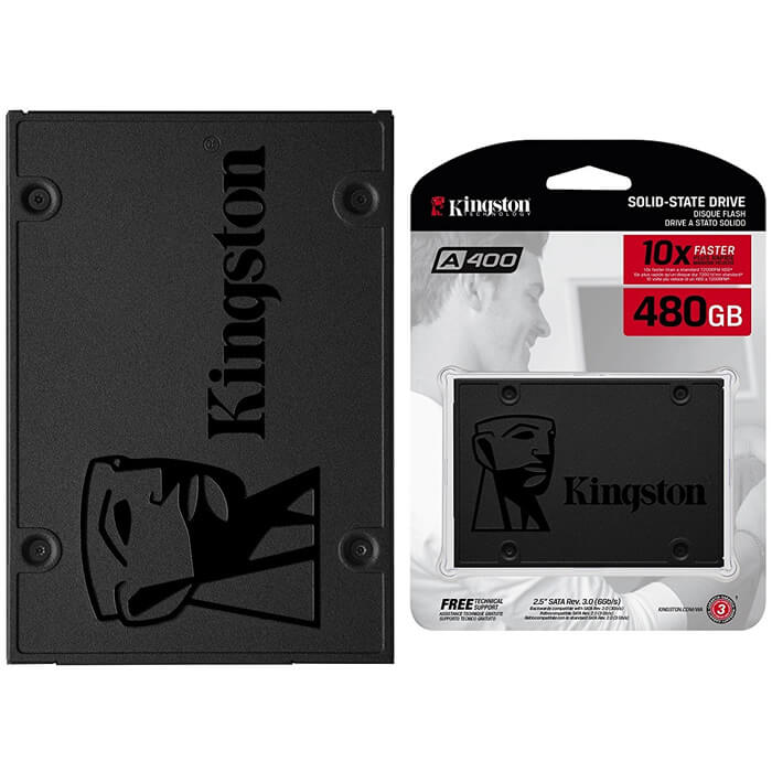 Unidad Estado Solido SSD 480GB Kingston A400 SA400S37/480G.