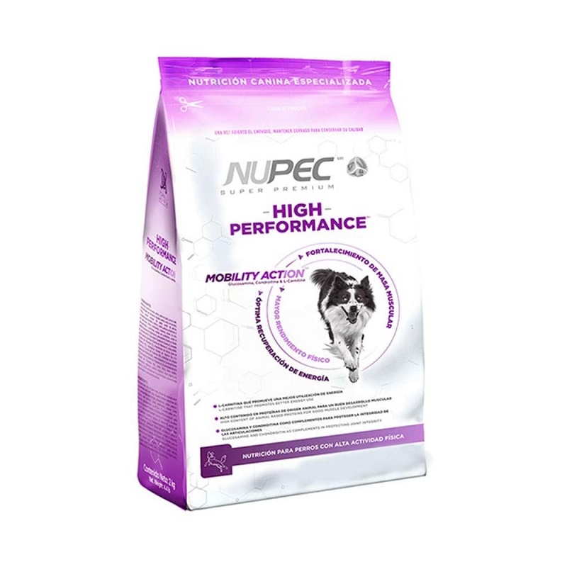 Alimento Nupec Perro Adulto Nutrición High Performance 8kg.