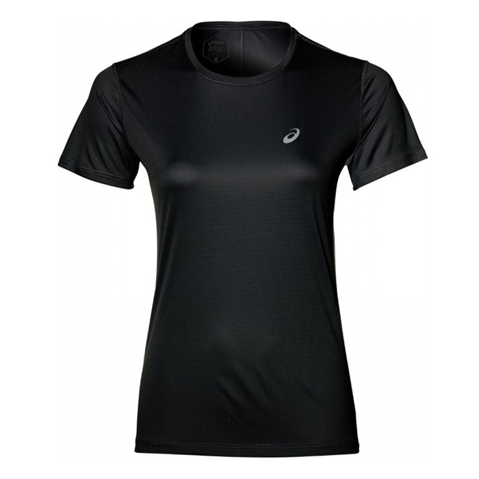 Playera ASICS Mujer SILVER SS GRAPHIC 1 Negro.