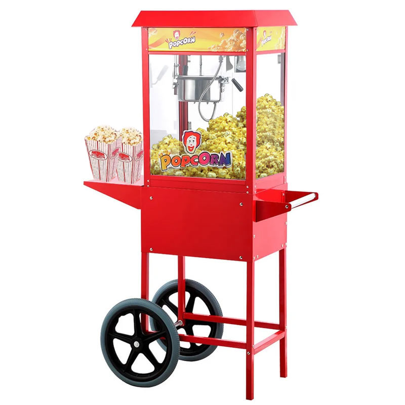 Maquina Palomitas 8 Oz  Carrito Comercial 11200W  Palomera Profesional