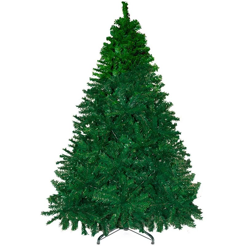 Arbol De Navidad Pino Artificial 1.60 m Follaje Verde Frondoso Pachon Economico Apariencia Natural