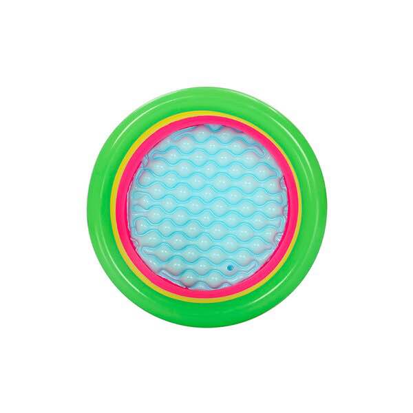 Alberca Piscina Inflable Arcoiris Circular 3 Anillos Infantil 70 cm ...
