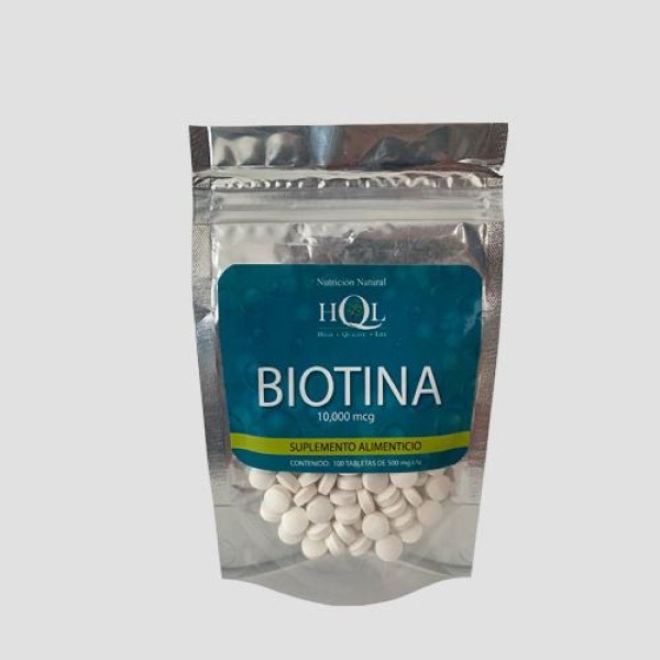 BIOTINA CON COLAGENO HQL 100 TABS