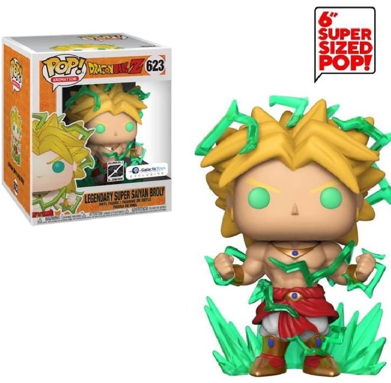 Exclusivo! Funko Pop Dragon Ball Super Sayan Broly 623 Tamaño Grande 6 Inch