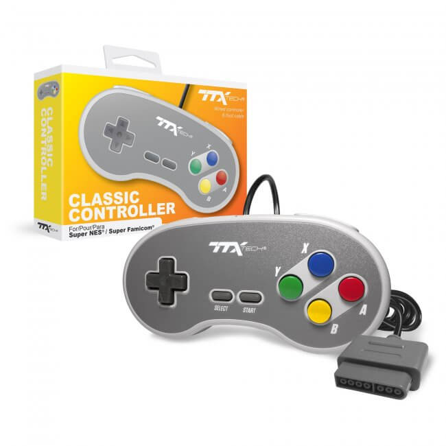 Control alambrico para SNES Edicion Super Famicom TTX Tech.