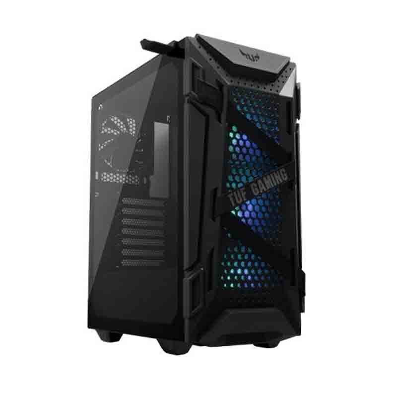 GABINETE ASUS TUF GAMING GT301 RGB CRISTAL TEMPLADO