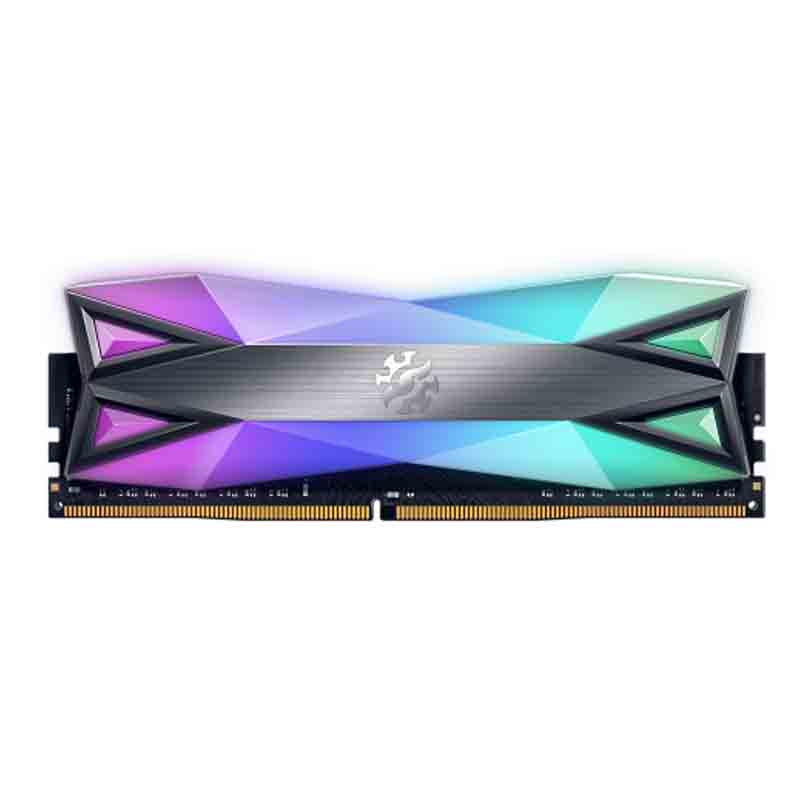 Memoria Ram Adata D60G DDR4 8GB 3200 Titanio Rgb AX4U32008G16A-ST60 .