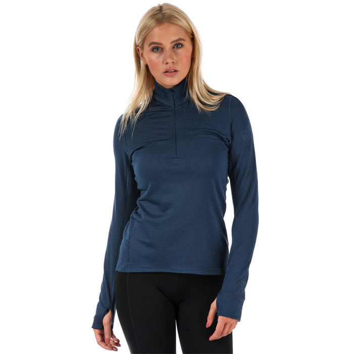 Sudadera Adidas Mujer Azul Running AP9708.